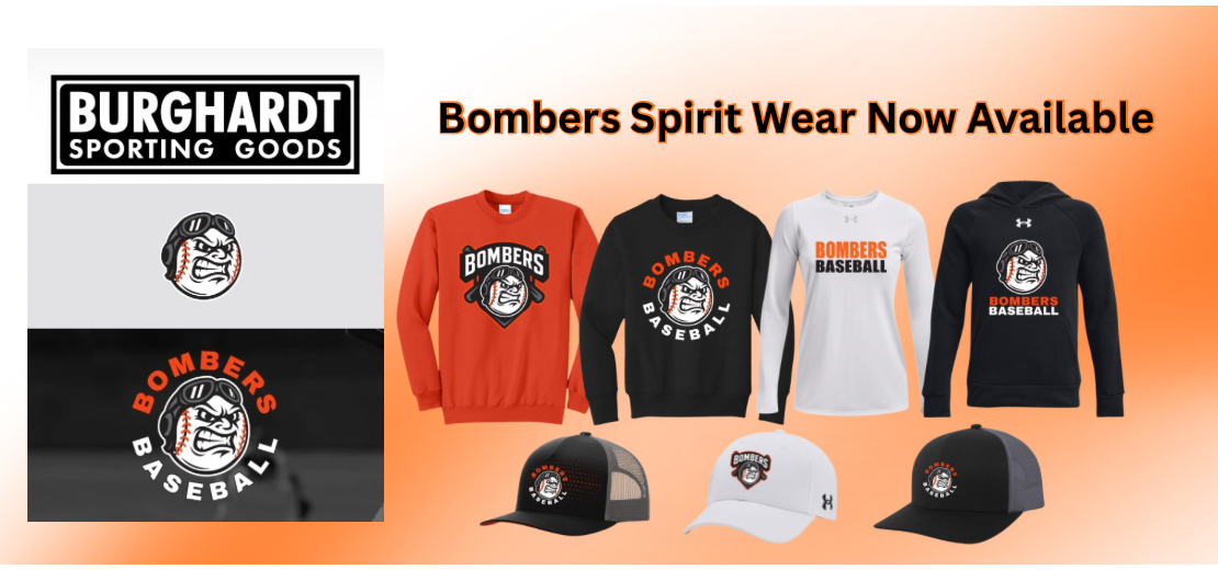Order Bombers Spirit Wear Through November 19