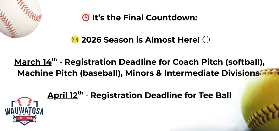 Registration Deadlines